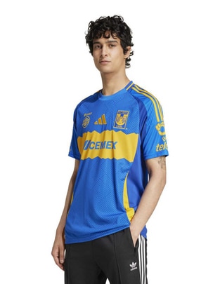 Jersey de Tigres UANL visitante manga corta para hombre Jersey de Tigres UANL visitante manga corta para hombre