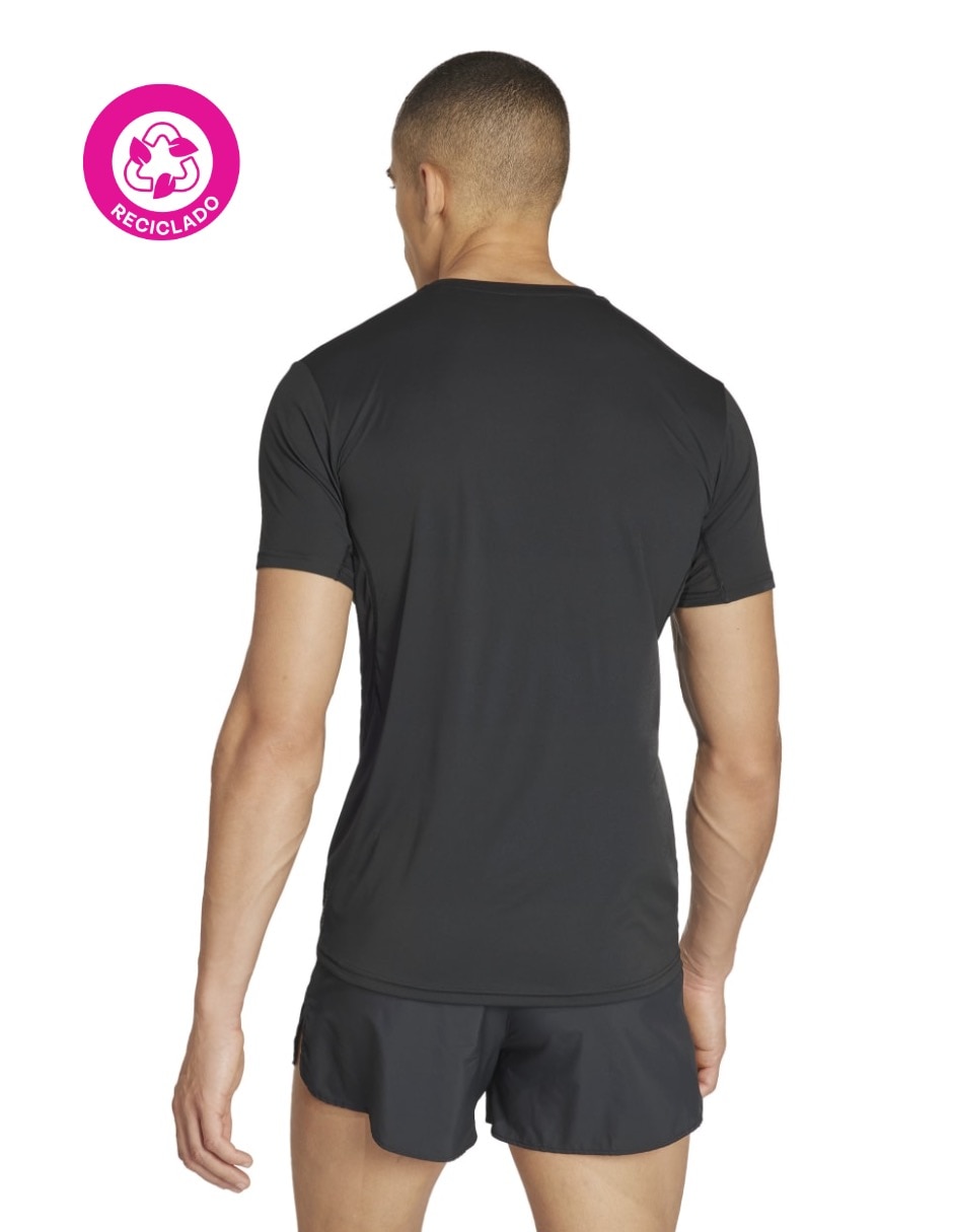 Playera deportiva para correr Adidas para hombre