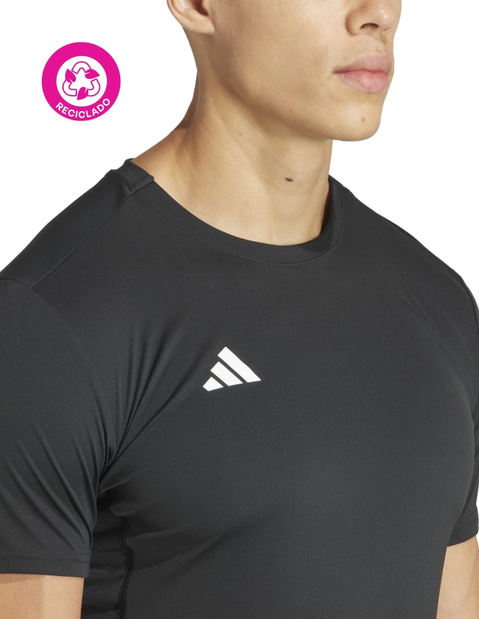 Playera deportiva para correr Adidas para hombre