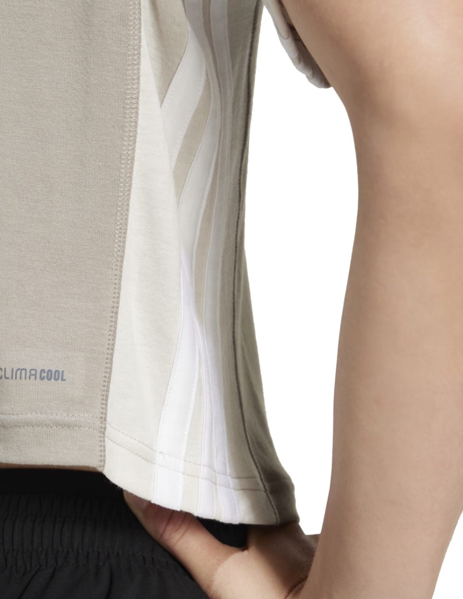 Playera deportiva para entrenamiento Adidas Optime de mujer