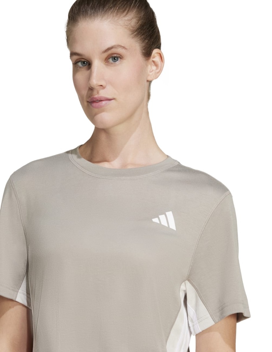 Playera deportiva para entrenamiento Adidas Optime de mujer