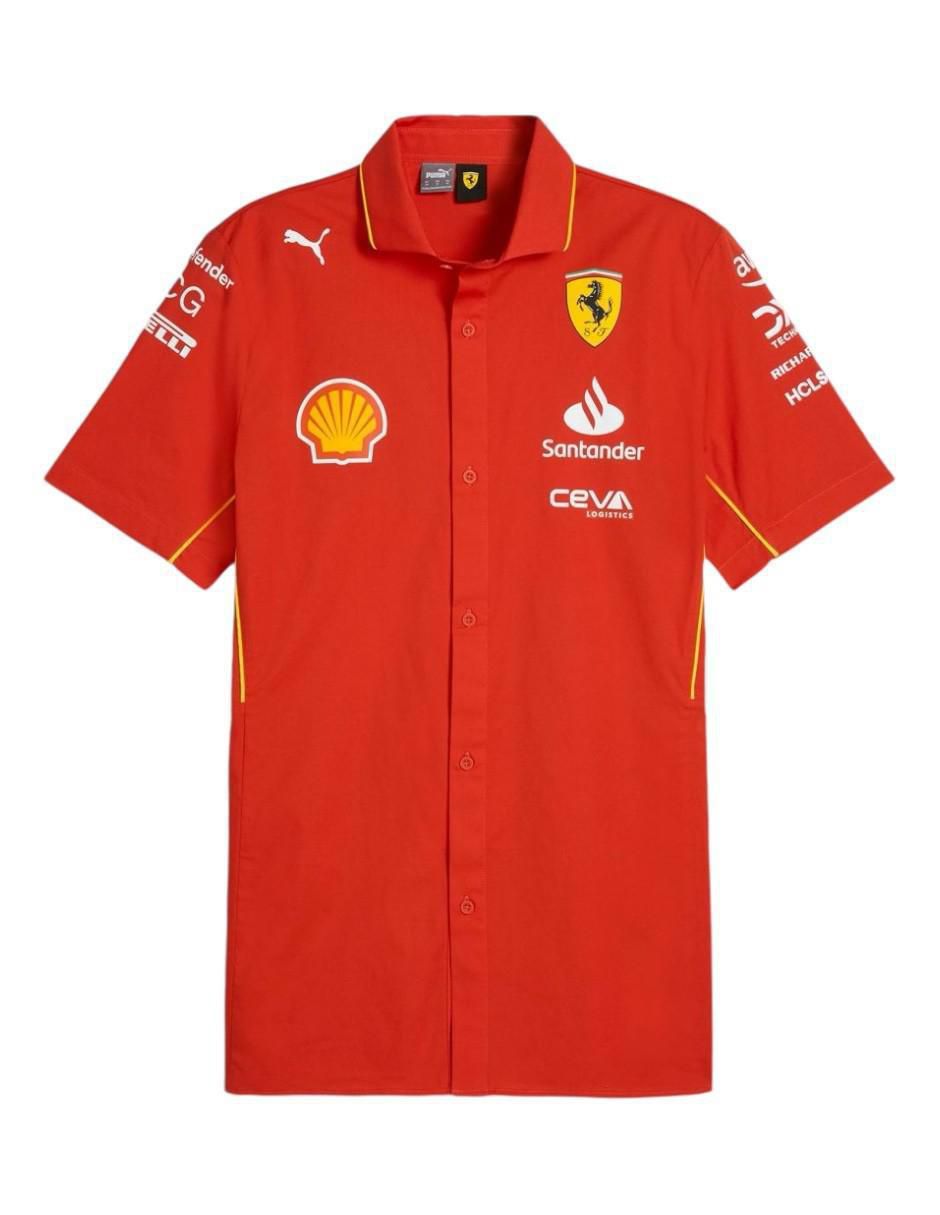 Camisa deportiva Scuderia Ferrari Team para hombre