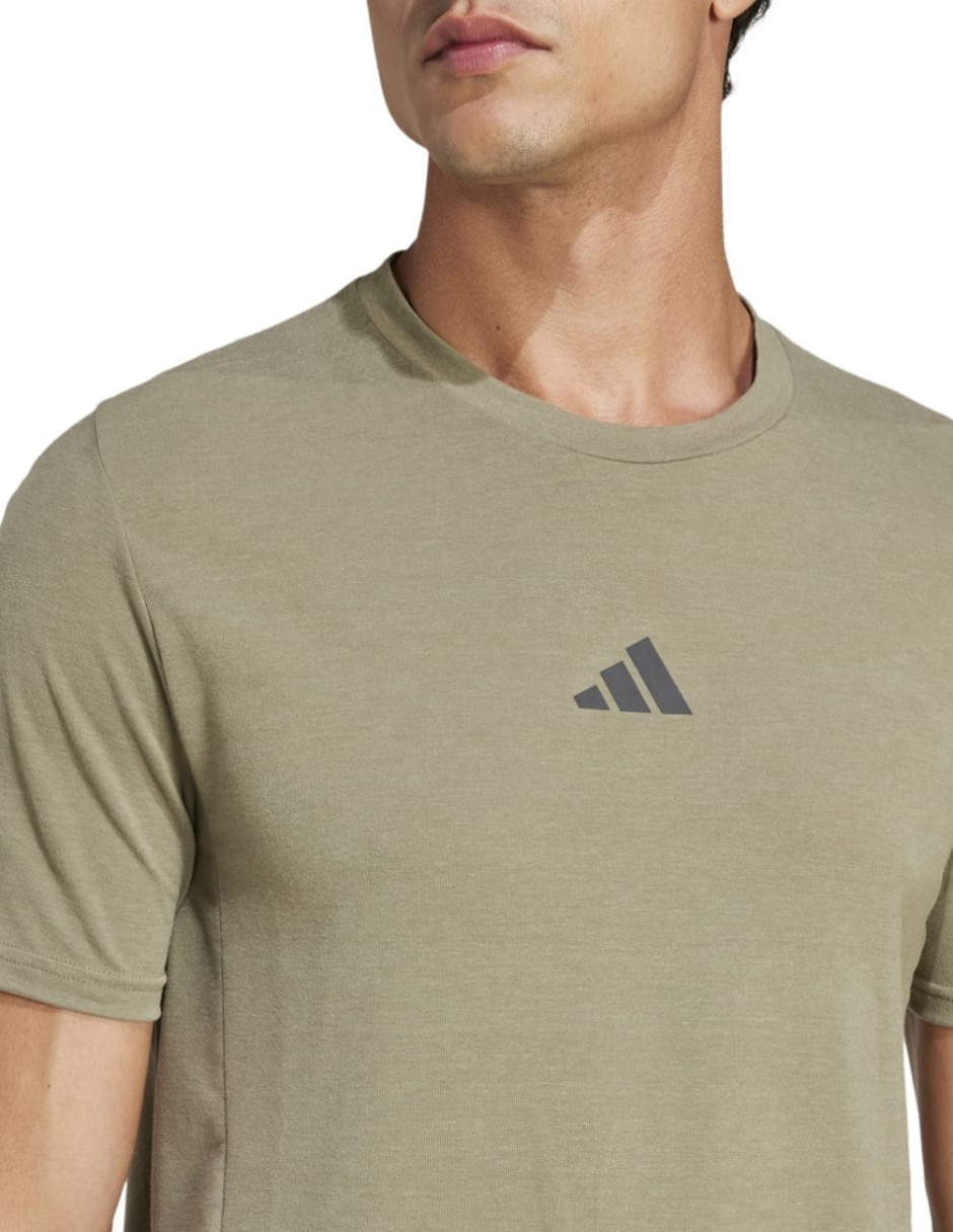 Playera deportiva para entrenamiento Adidas de hombre