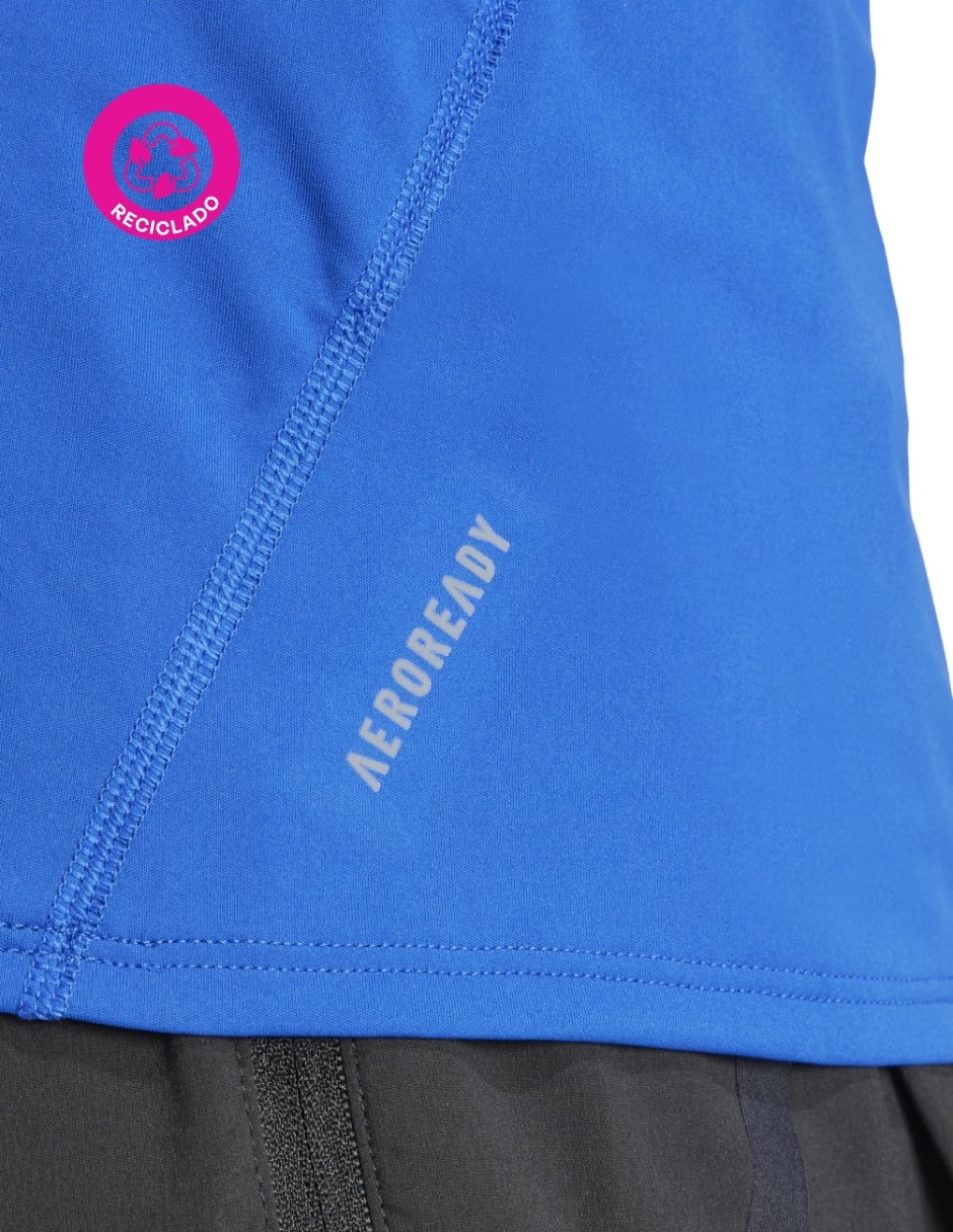 Playera deportiva para correr Adidas de mujer