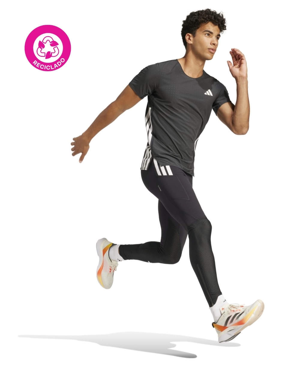 Playera deportiva para correr Adidas para hombre