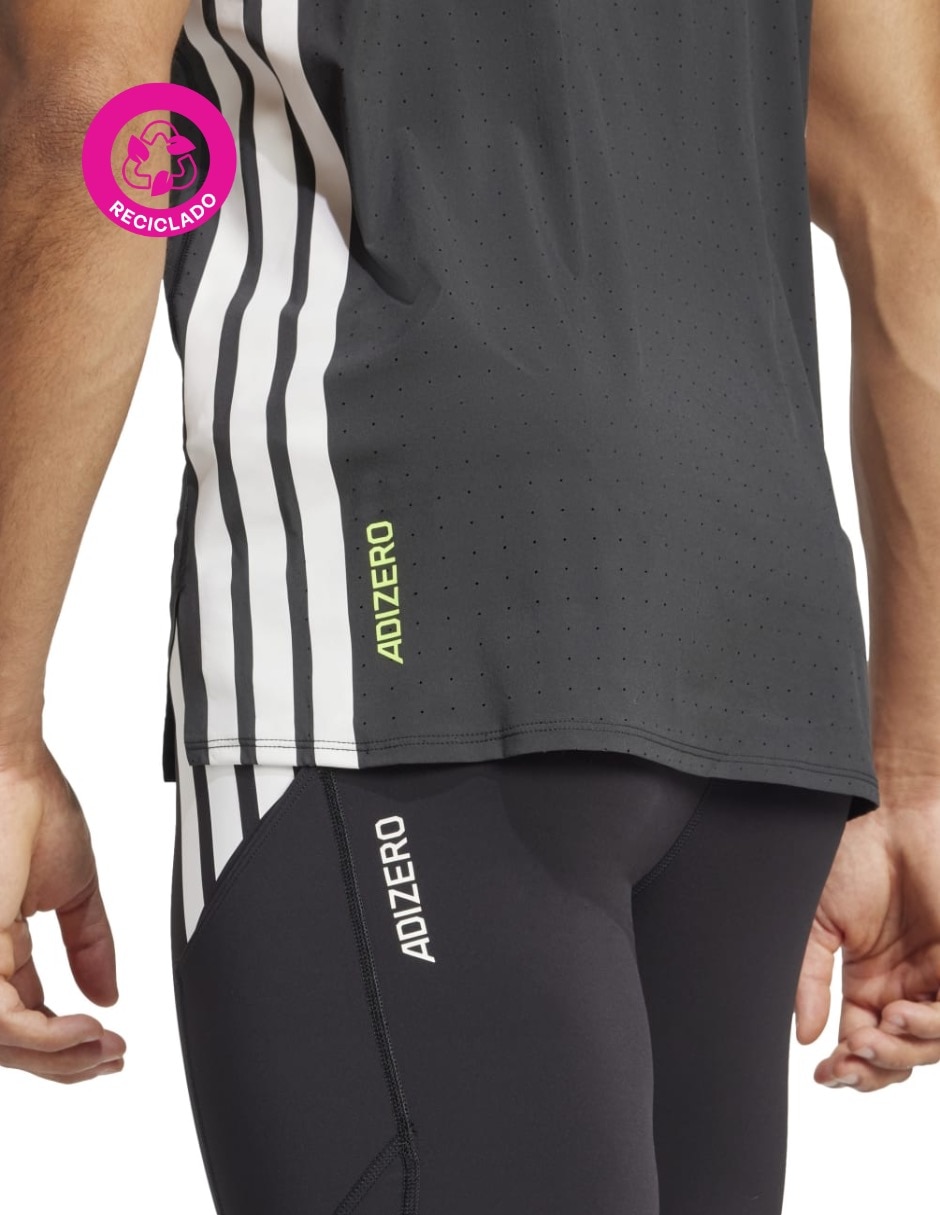 Playera deportiva para correr Adidas para hombre
