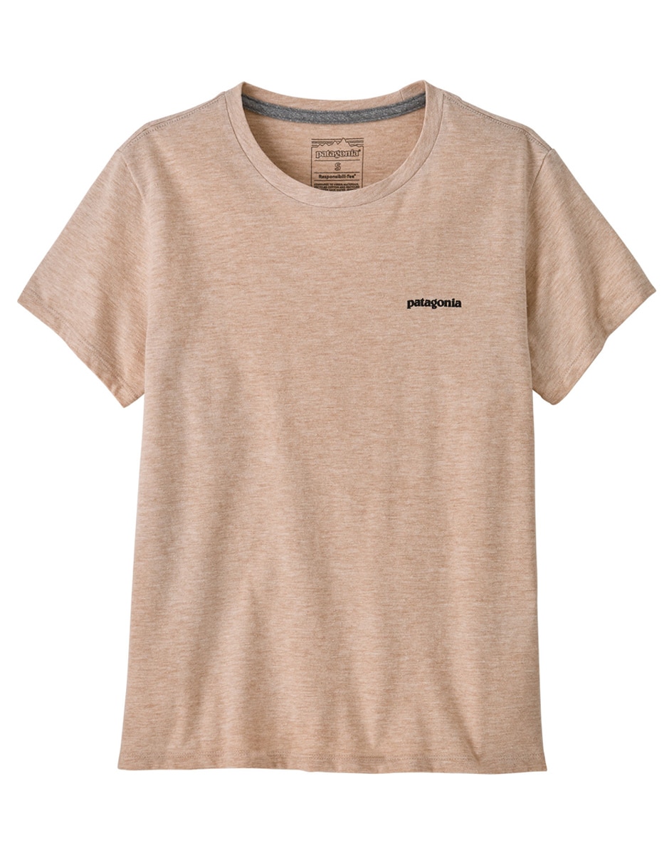 Playera deportiva outdoor P-6 Logo Responsibili-Tee de mujer