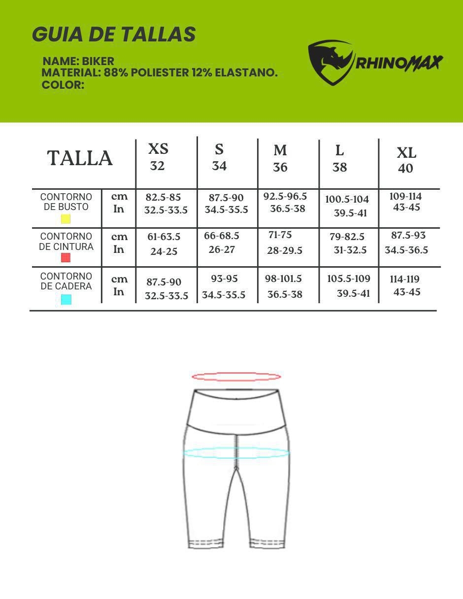 Short con bolsa Rhinomax para entrenamiento mujer