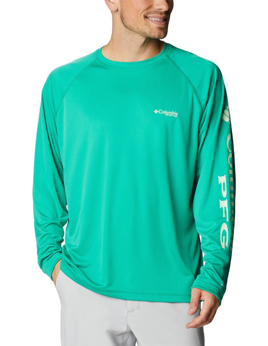 Playera deportiva para pesca de hombre