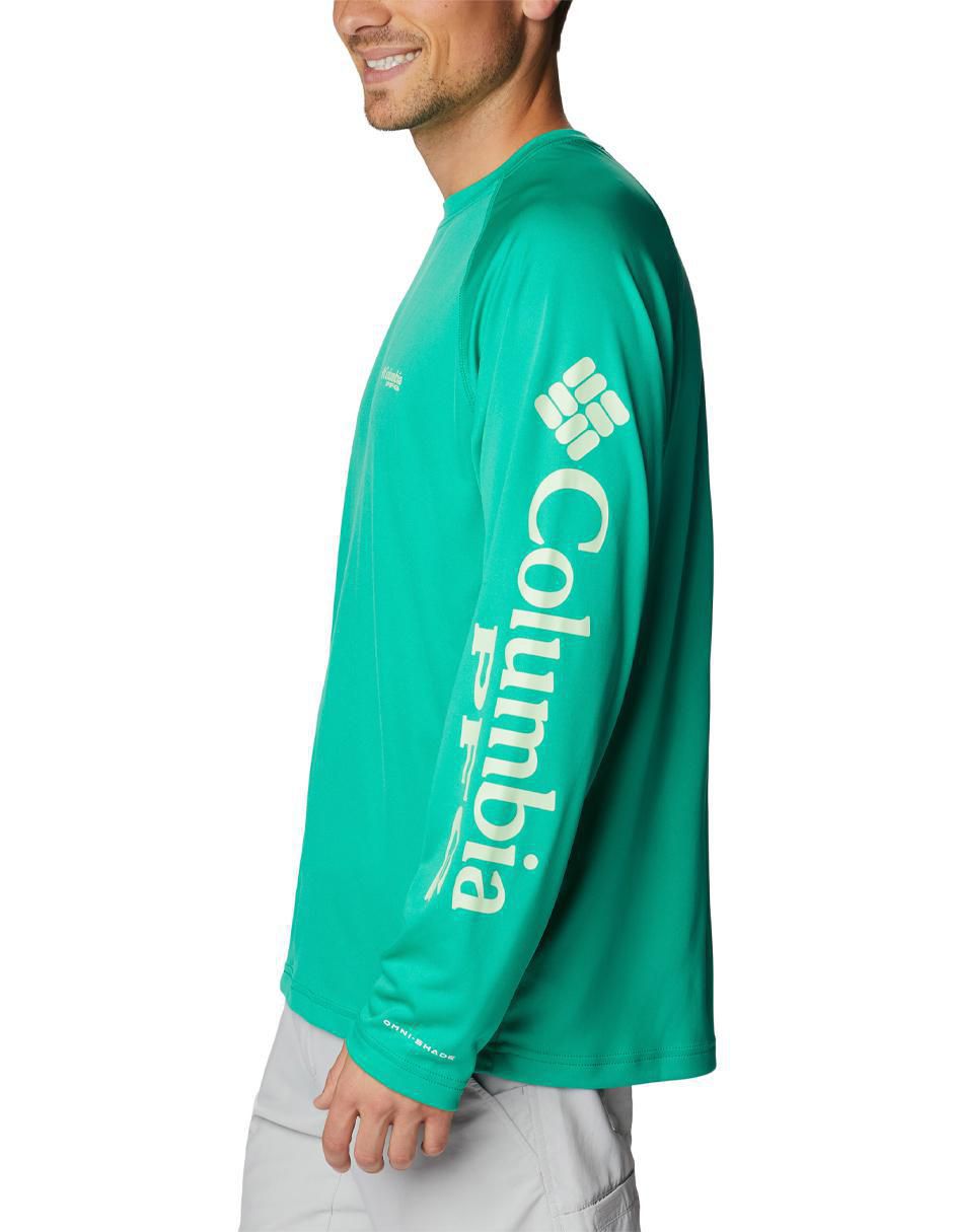 Playera deportiva para pesca de hombre