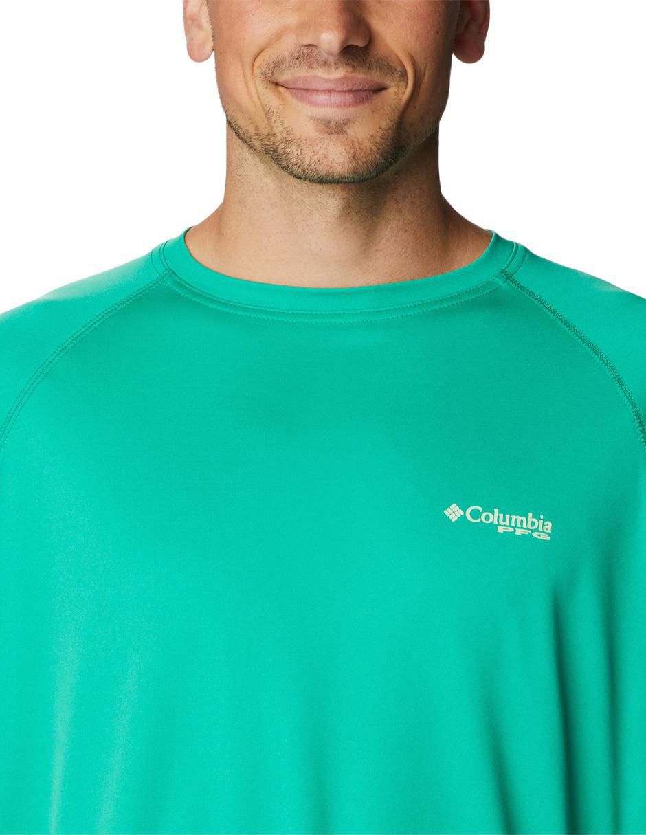 Playera deportiva para pesca de hombre