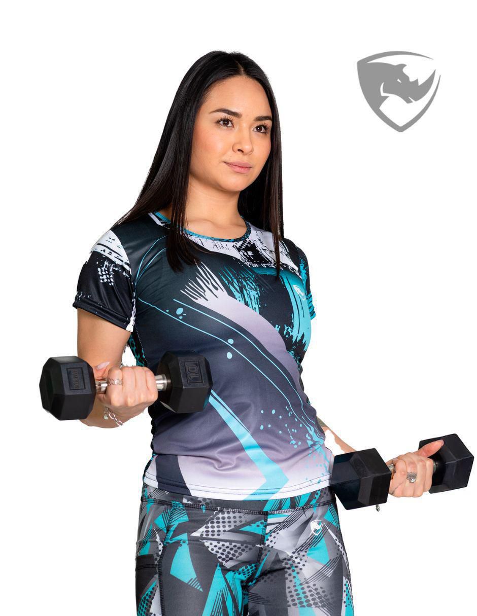 Playera deportiva para entrenamiento para mujer 7