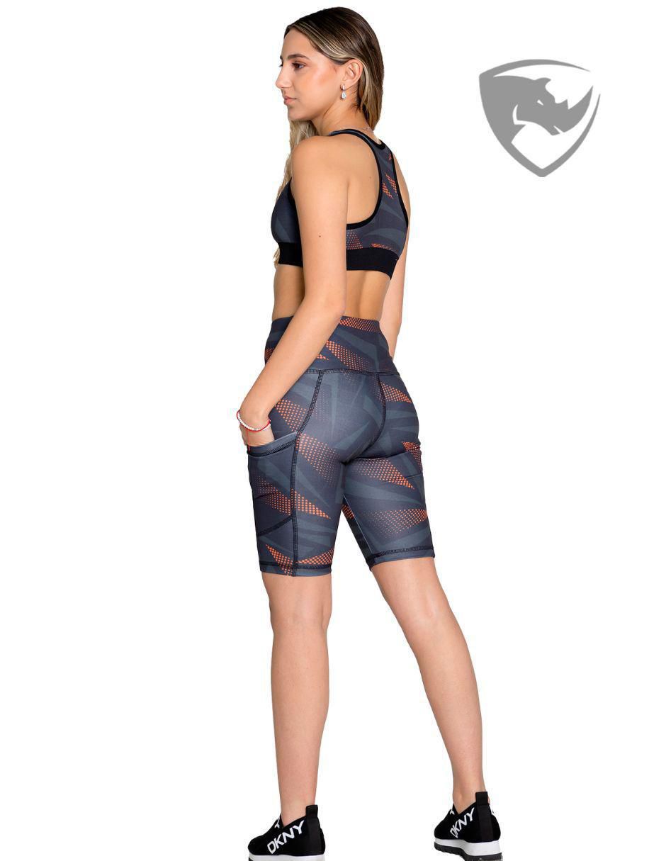 Short con bolsa Rhinomax para entrenamiento mujer