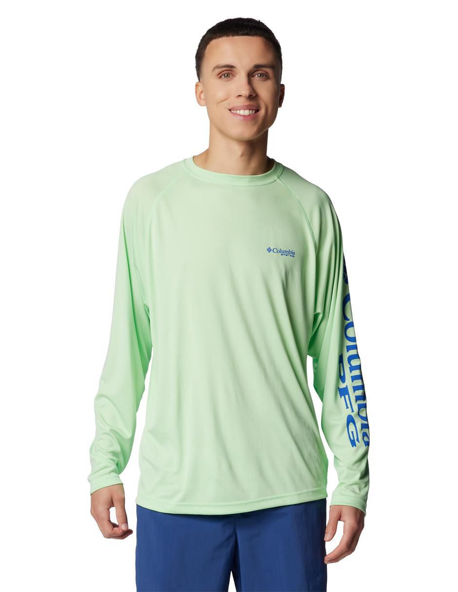 Playera deportiva para pesca de hombre
