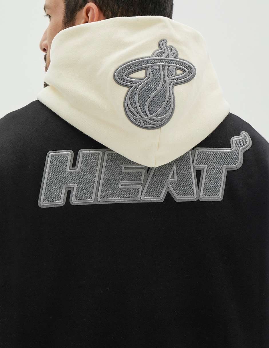 Sudadera Pro Standard con capucha y bolsa Miami Heats para hombre