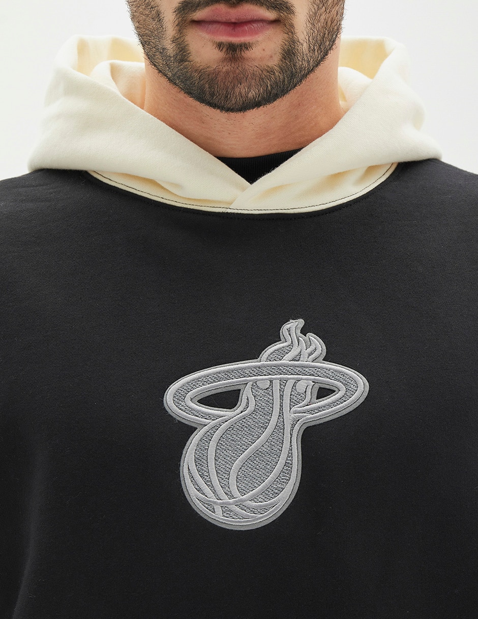 Sudadera Pro Standard con capucha y bolsa Miami Heats para hombre