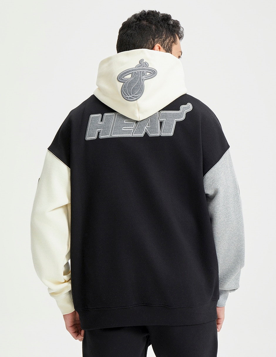 Sudadera Pro Standard con capucha y bolsa Miami Heats para hombre