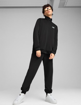 Conjunto deportivo regular con elástico para hombre
