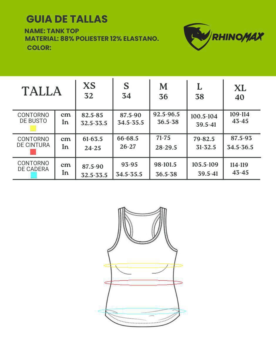 Tank top para entrenamiento para mujer 6