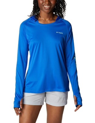 Playera deportiva para pesca Columbia de mujer