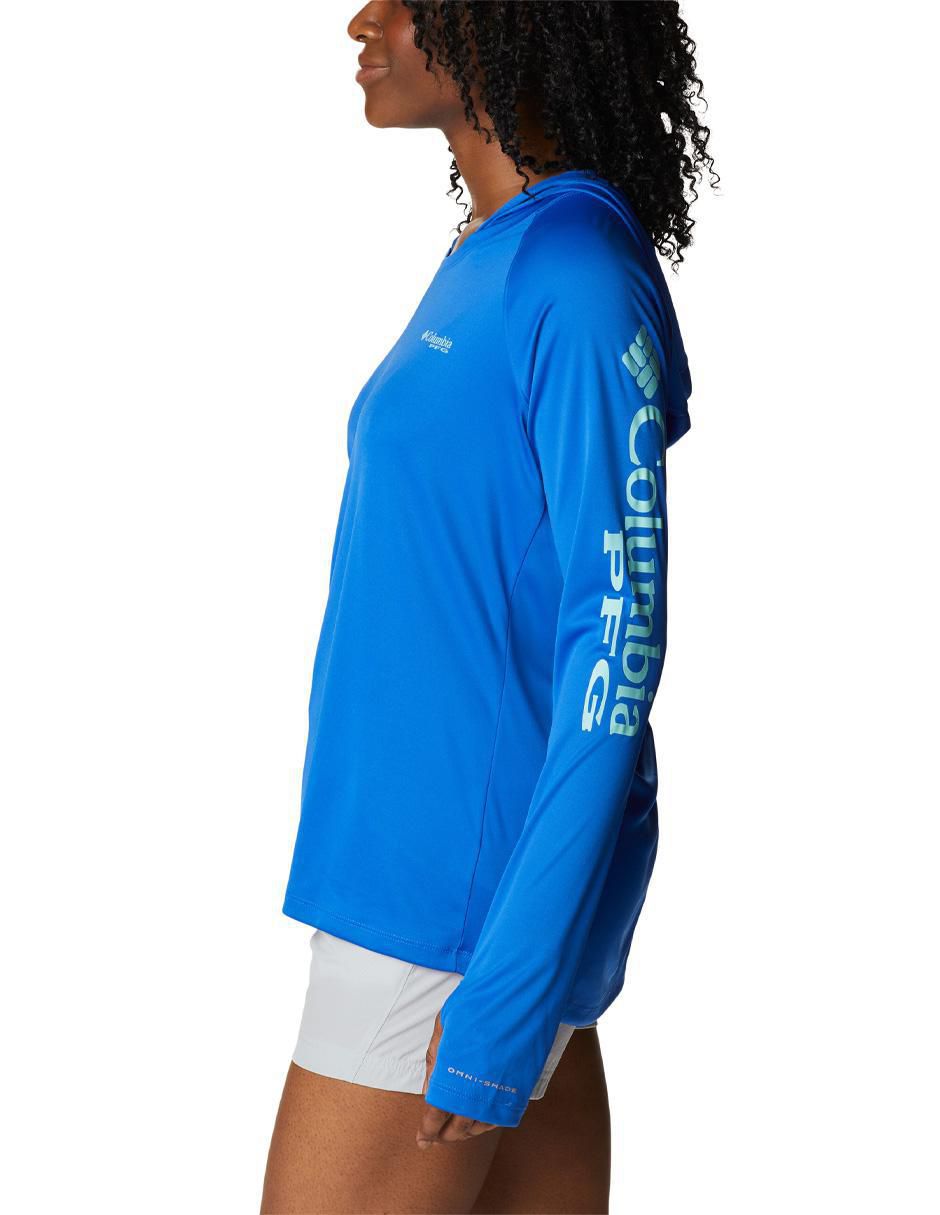 Playera deportiva para pesca Columbia de mujer