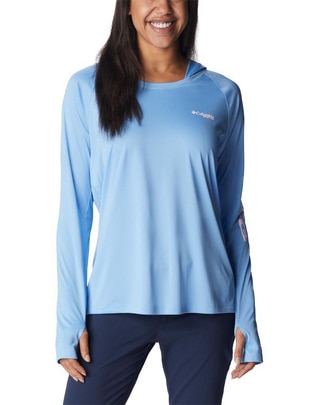 Playera deportiva para pesca Columbia de mujer
