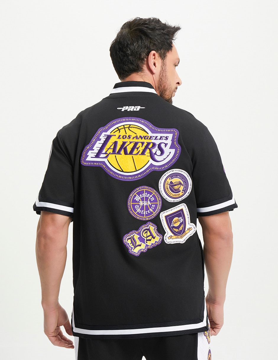Playera deportiva para béisbol Los Angeles Lakers de hombre 2