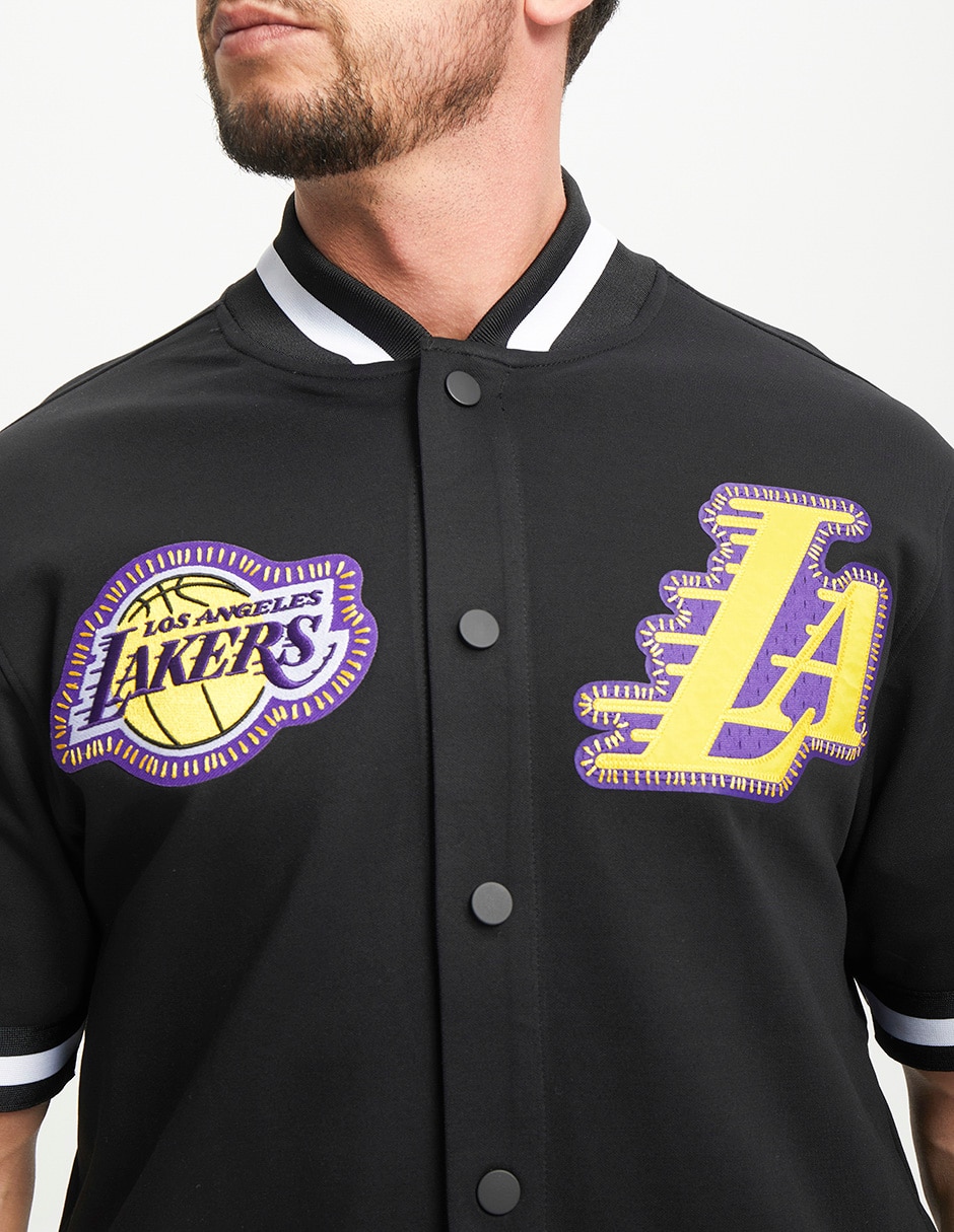 Playera deportiva para béisbol Los Angeles Lakers de hombre 4