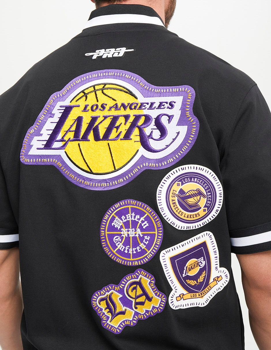 Playera deportiva para béisbol Los Angeles Lakers de hombre 7