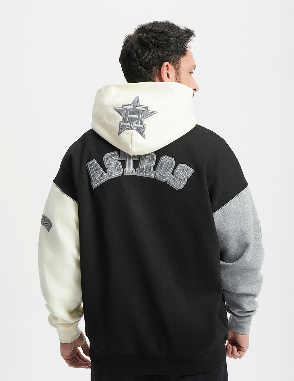 Sudadera para béisbol con capucha y bolsa Los Houston Astros para hombre 2
