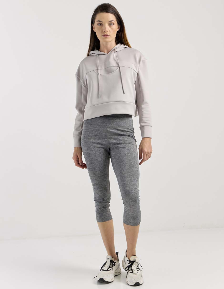 Sudadera X10 con capucha y bolsa para mujer