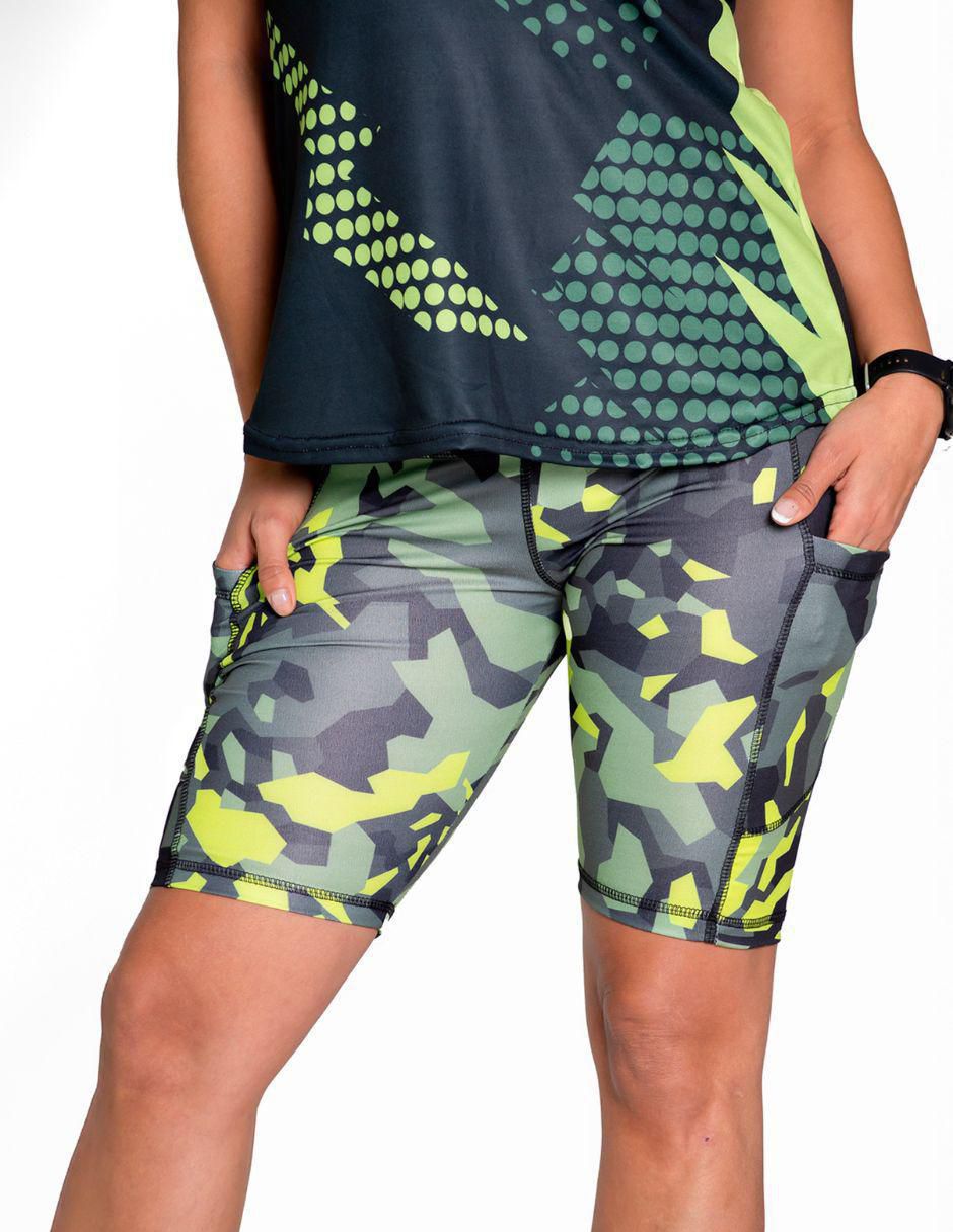 Short con bolsa para entrenamiento mujer