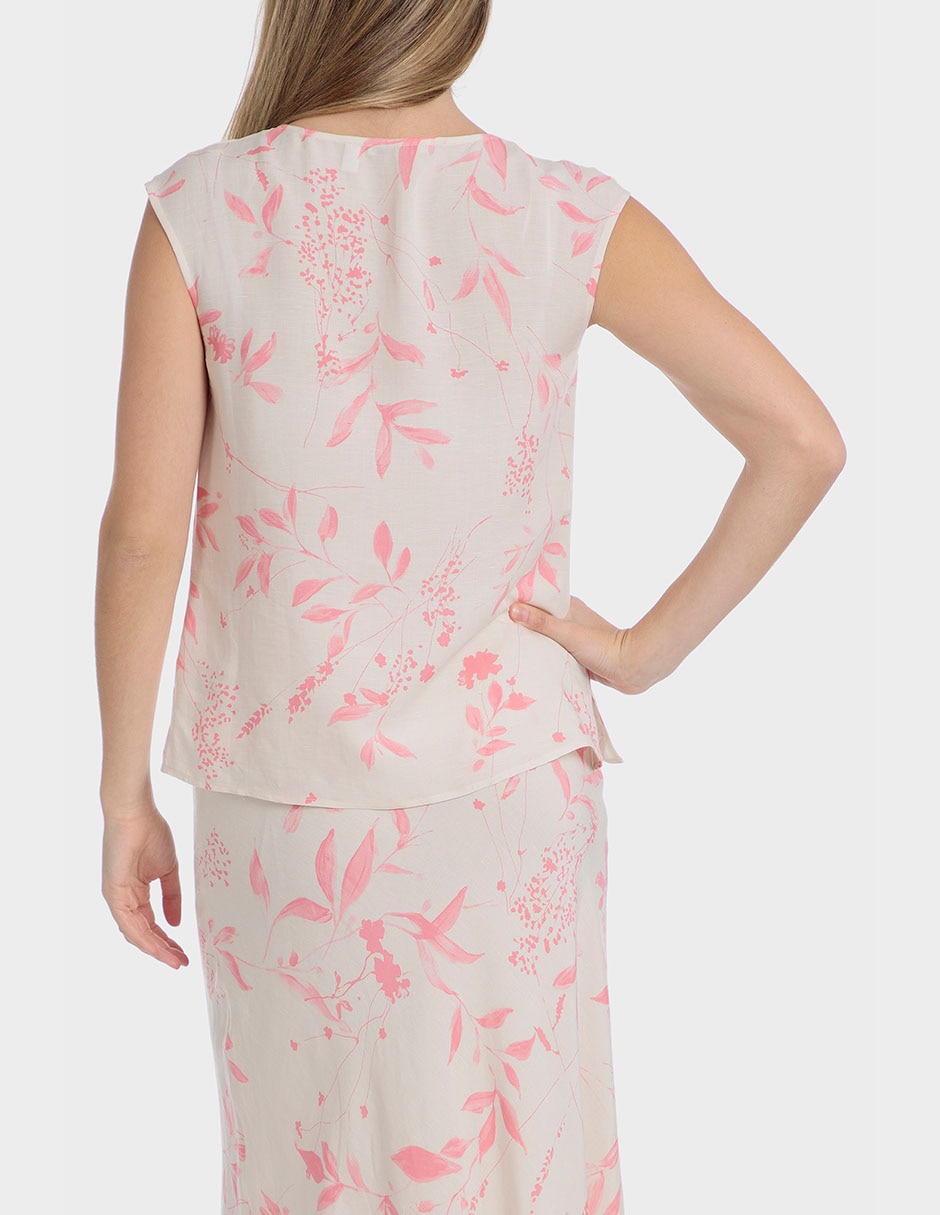 Blusa manga corta para mujer 4