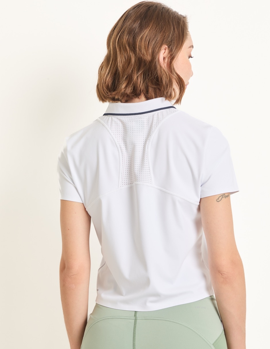 Playera tipo polo para mujer