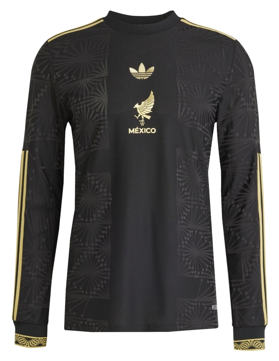 Jersey de la Selección Nacional de México Tercer equipo Authentic Adidas para hombre manga larga