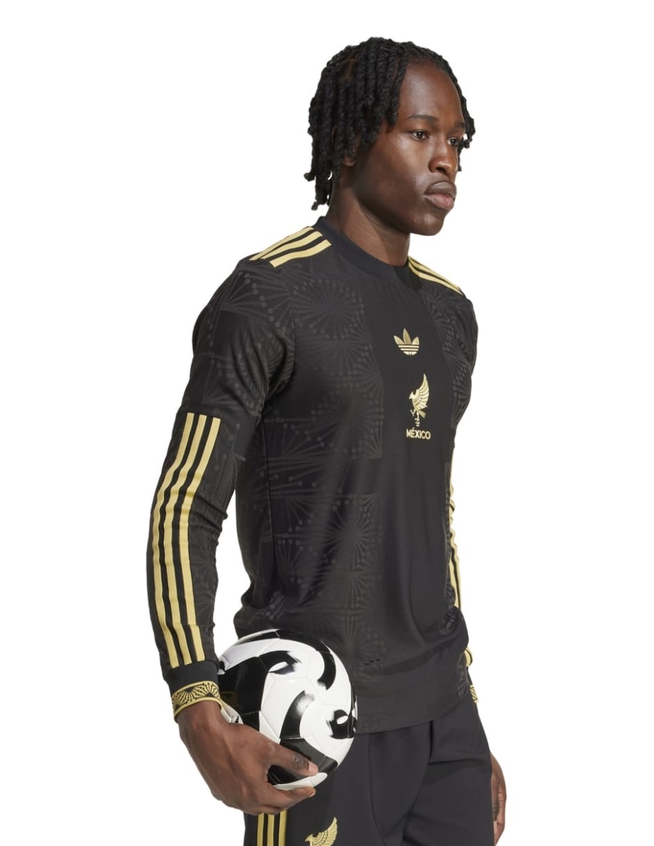Jersey de la Selección Nacional de México Tercer equipo Authentic Adidas para hombre manga larga