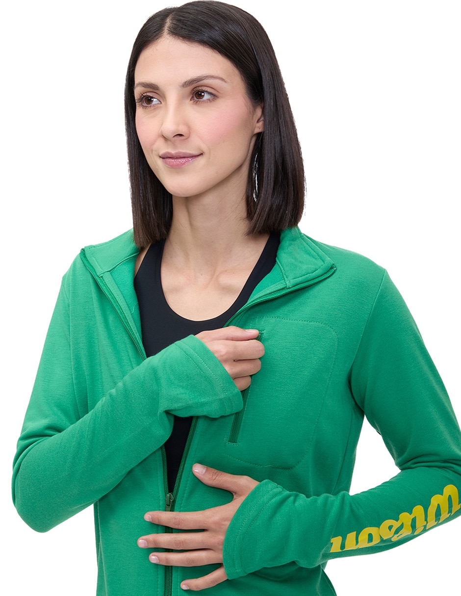Chamarra para entrenamiento Wilson Bodywear para mujer
