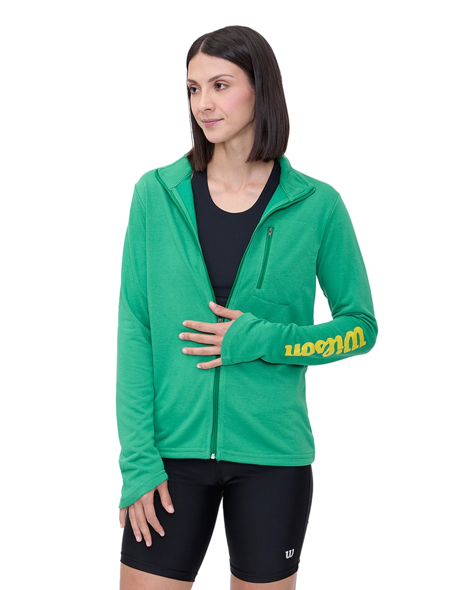 Chamarra para entrenamiento Wilson Bodywear para mujer