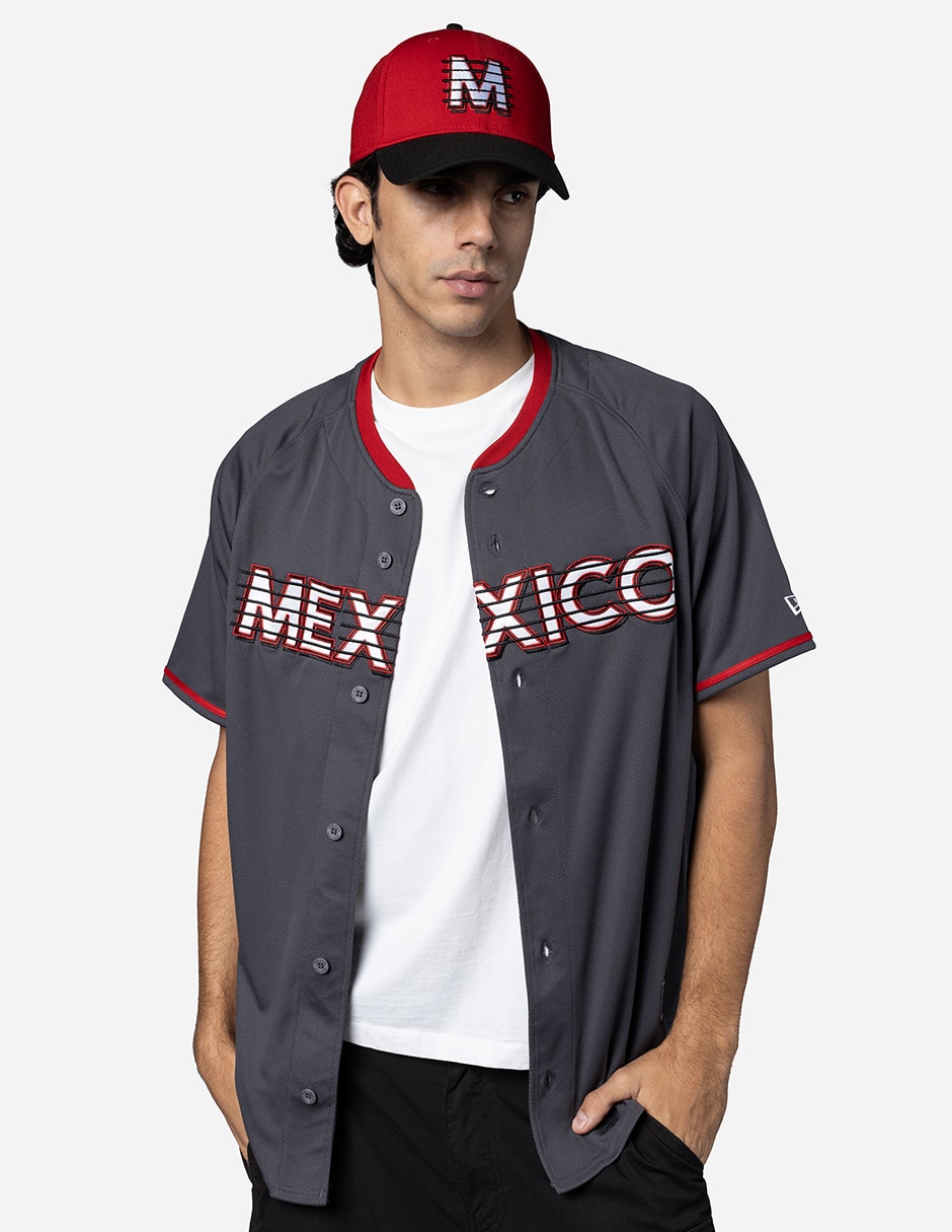 Jersey de Diablos Rojos del México cuarto equipo New Era fan para hombre