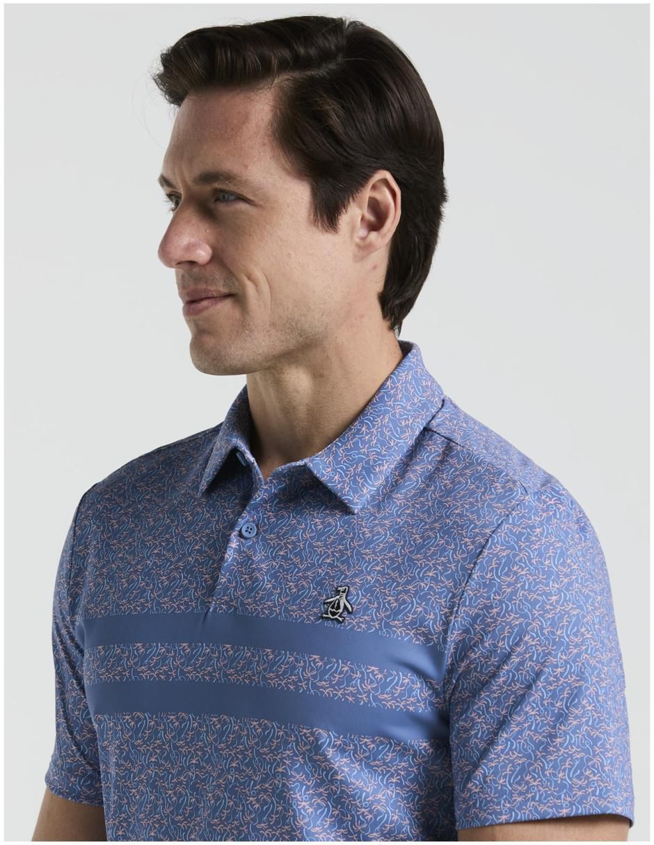 Playera tipo polo golf Original Penguin para hombre
