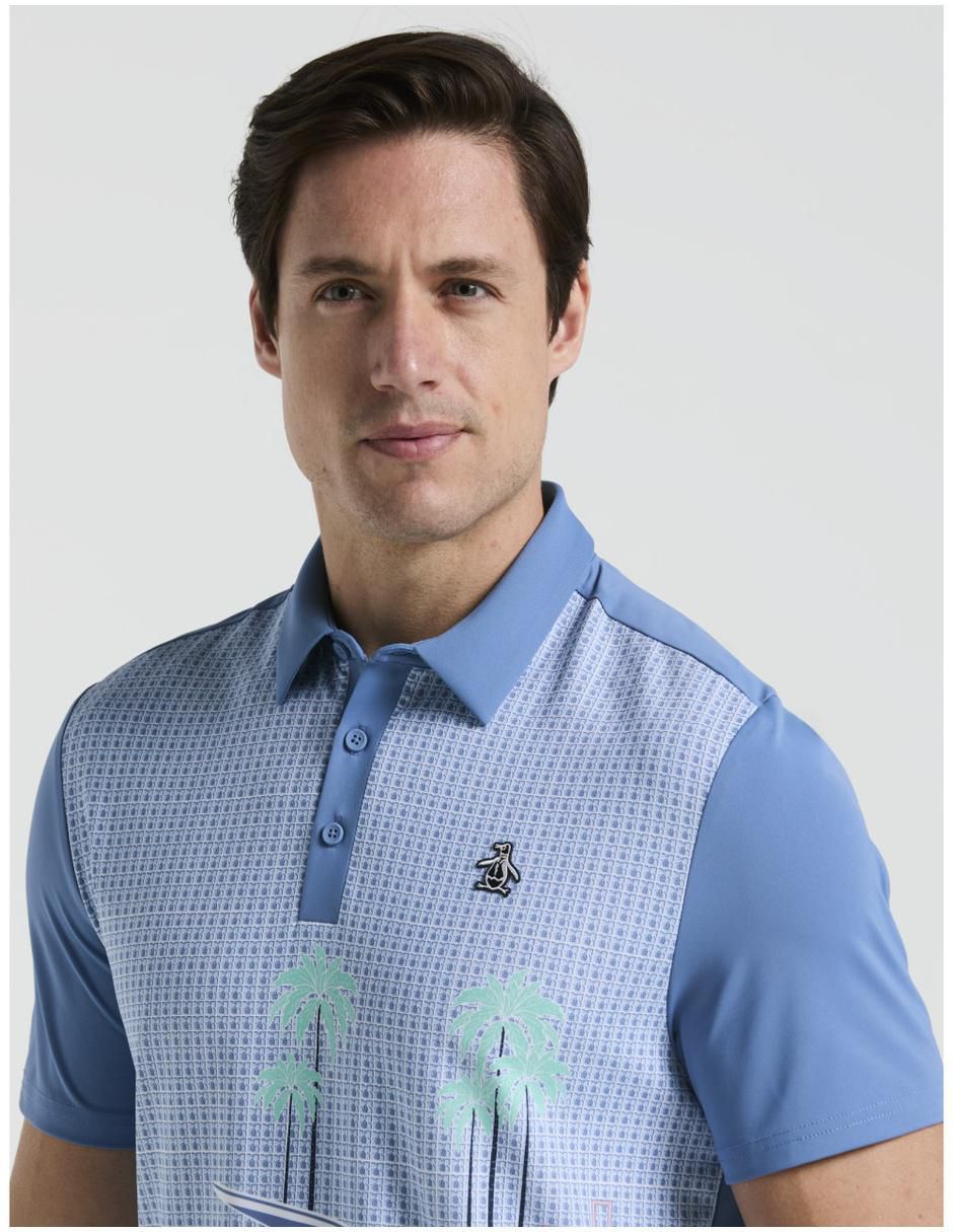 Playera tipo polo golf Original Penguin para hombre