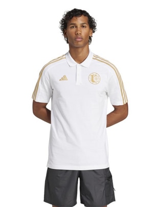 Playera tipo polo fútbol Adidas para hombre