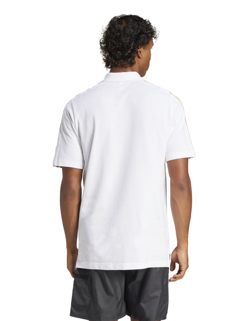 Playera tipo polo fútbol Adidas para hombre
