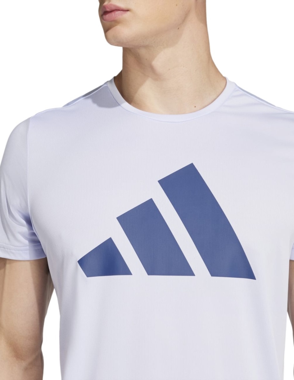 Playera deportiva para correr Adidas de hombre