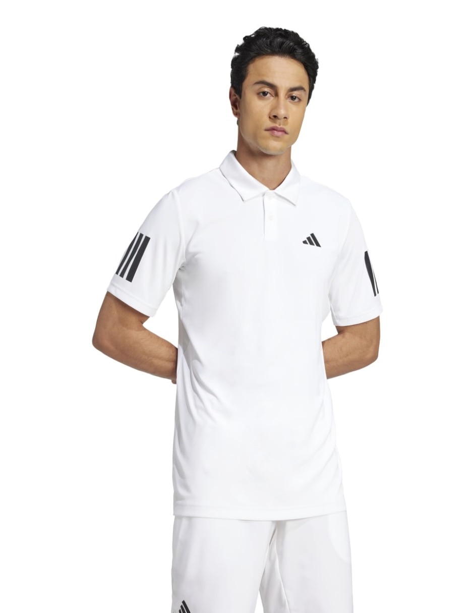 Playera tipo polo tennis Adidas para hombre