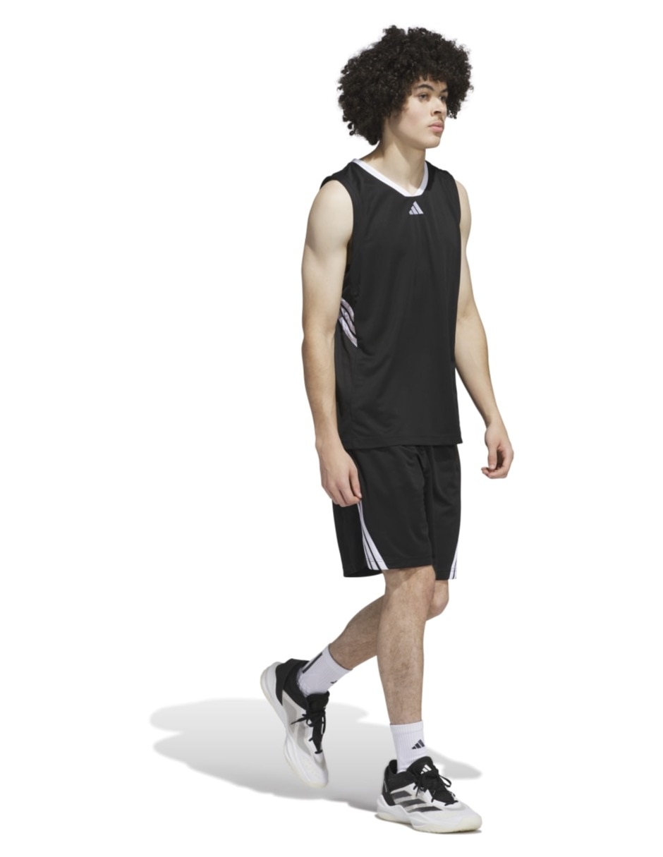 Playera deportiva para básquetbol Adidas de hombre