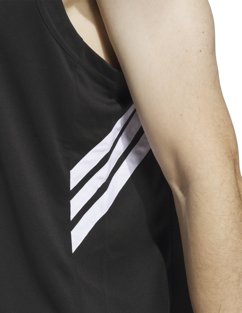 Playera deportiva para básquetbol Adidas de hombre