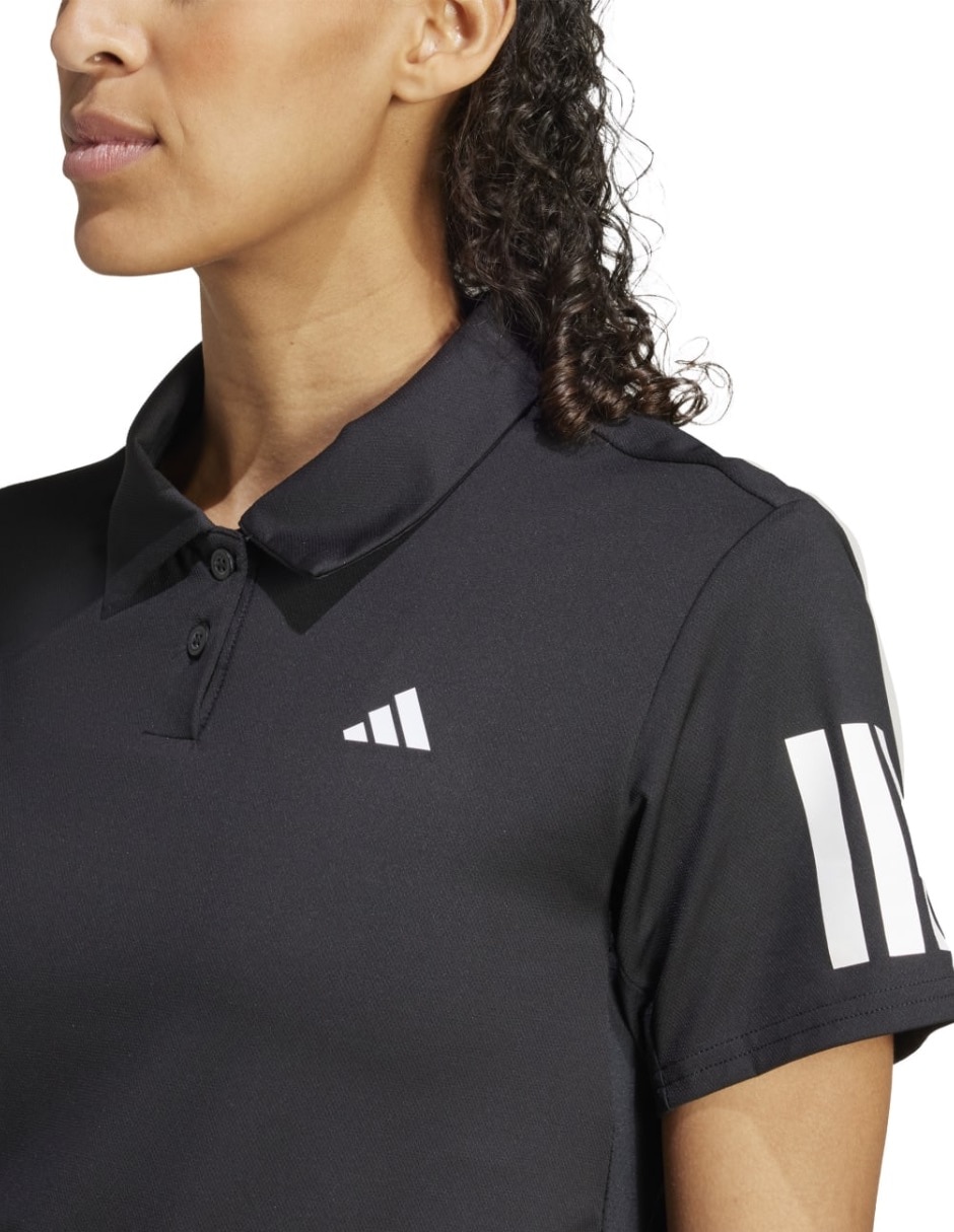 Playera tipo polo tennis Adidas para mujer
