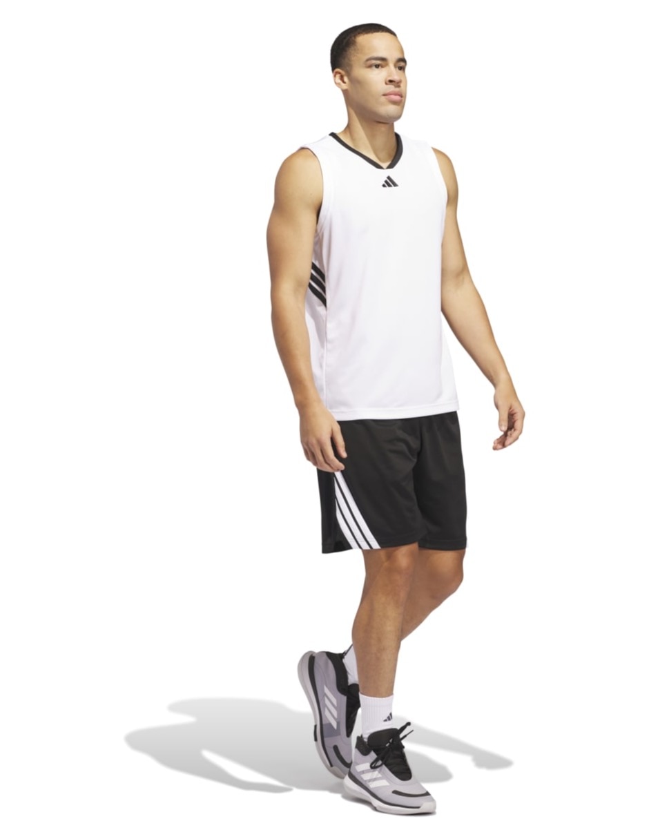 Short con bolsillos Adidas para básquetbol hombre