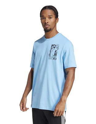 Playera deportiva para fútbol de hombre